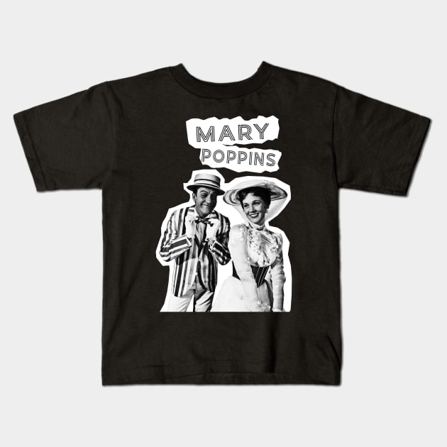 Mary Poppins Kids T-Shirt by KIJANGKIJANGAN